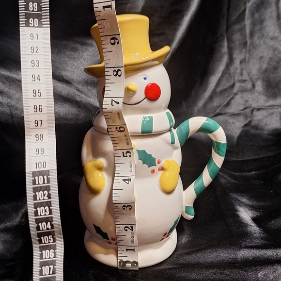 Cute Temp-tations by Tara Snowman Mug~Holiday 2 Piece Cup~Winter~Christmas - Picture 9 of 11